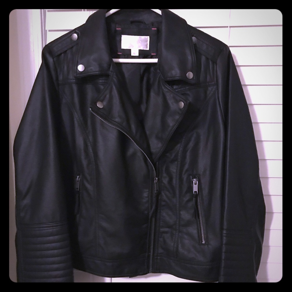 Xhilaration Faux-Leather Jacket